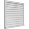 Ekena Millwork Vertical Surface Mount PVC Gable Vent w/ 2"W x 2"H , Brickmould Sill Frame, 38"W x 34"H GVPVE38X3403SN - alternate 5